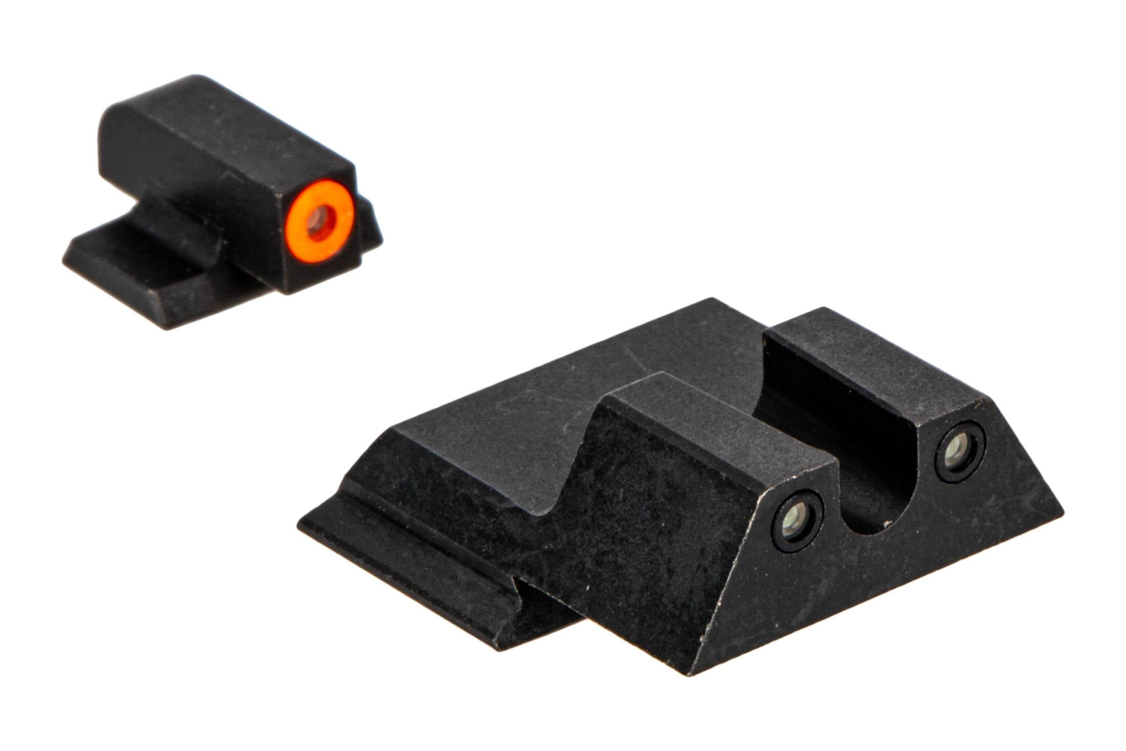 Night Fision CNK027007WGZG White Front//Black Rear U-Notch Night Sight for TP9SF